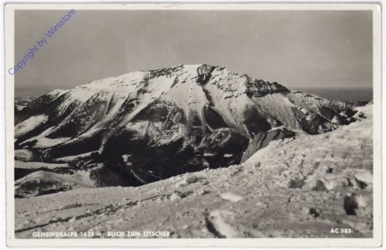 Mariazell, Gemeindealpe, Blick zum Ötscher