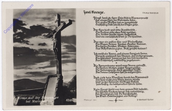 ak188915 Mariazell, Kreuz auf der Bürgeralpe