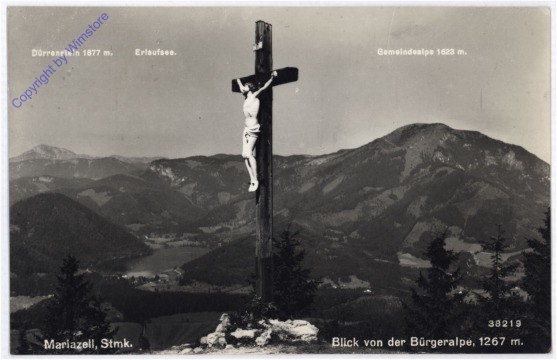 ak188929 Mariazell, Blick von der Bürgeralpe