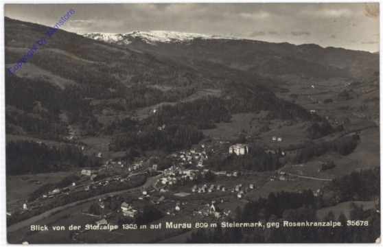 Murau, Blick von der Stolzalpe