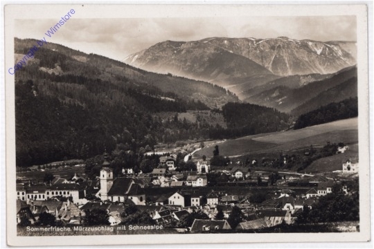 Mürzzuschlag, mit Schneealpe