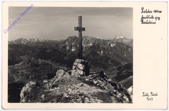Präbichl, Polster, Ausblick gegen Dachstein