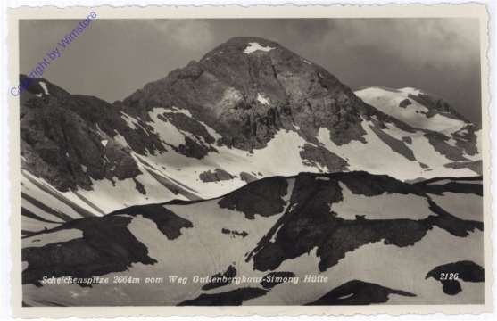ak189103 Ramsau, Scheichenspitze, Guttenberghaus-Simony Hütte