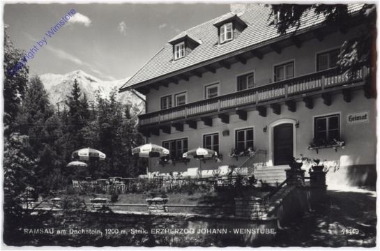 ak189105 Ramsau, Erzherzog Johann-Weinstube