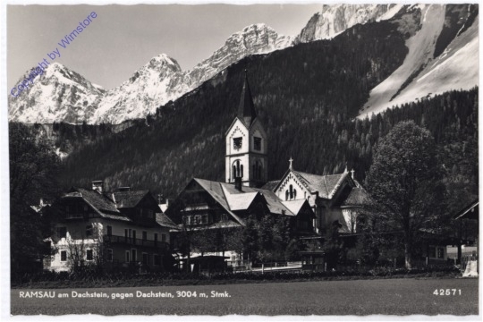 ak189118 Ramsau, gegen Dachstein
