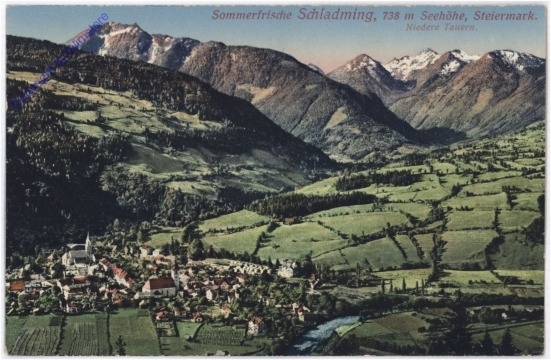 ak189189 Schladming, Ortsansicht