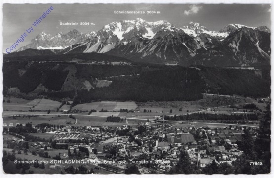 ak189199 Schladming, Ortsansicht