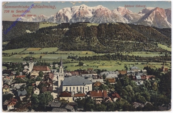 ak189200 Schladming, Ortsansicht