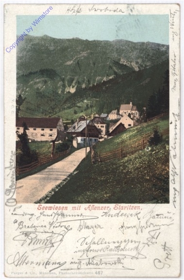 ak189252 Seewiesen, mit Aflenzer Staritzen