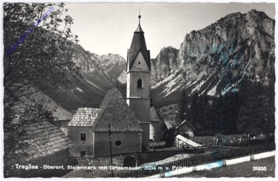 Tragöss, Oberort mit Griesmauer