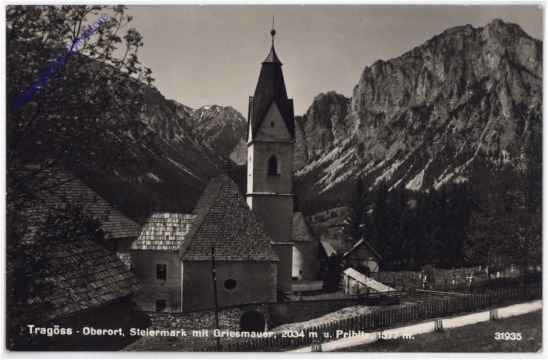 Tragöss, Oberort mit Griesmauer