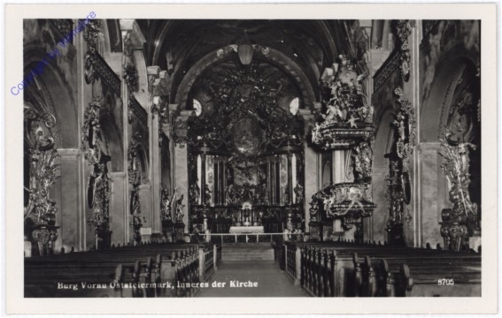 Vorau, Stift, Inneres der Kirche