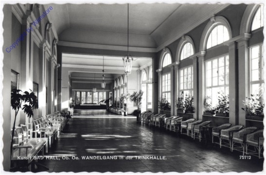Bad Hall, Wandelgang in der Trinkhalle