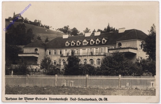 Bad Schallerbach, Kurhaus der Wiener Gebiets Krankenkassa