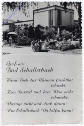 Bad Schallerbach, Ansicht mit Vers