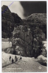 Dachstein, Einstieg m. Randkluft