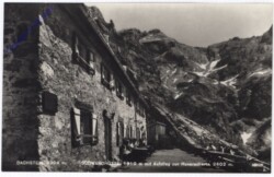 Dachstein, Südwandhütte mit Aufstieg zur Hunerscharte