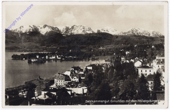 Gmunden, mit dem Höllengebirge