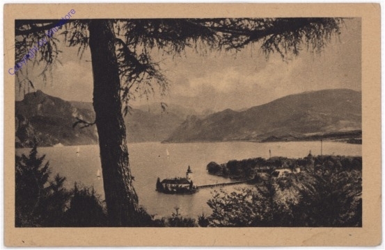 Gmunden, Traunsee mit Schloss