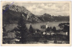 Gmunden, mit Traunstein und Schloss Orth