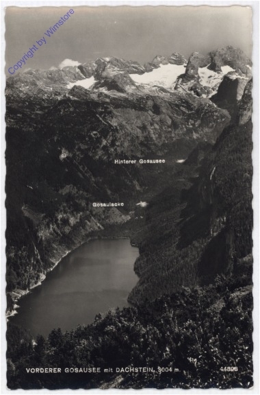 Gosau, Vorderer Gosausee mit Dachstein