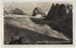 Gosau, Adamekhütte mit Gosaugletscher