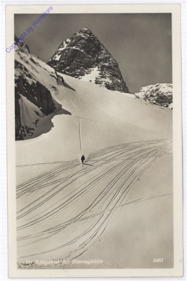 ak189867 Hallstatt, Im Schigebiet der Simonyhütte