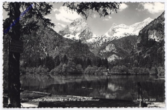 Hinterstoder, Polsterlucke m. Priel u. Spitzmauer