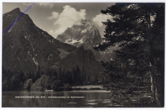 Hinterstoder, Schiederweiher m. Spitzmauer