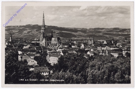 ak189962 Linz an der Donau, von der Hatschek Villa