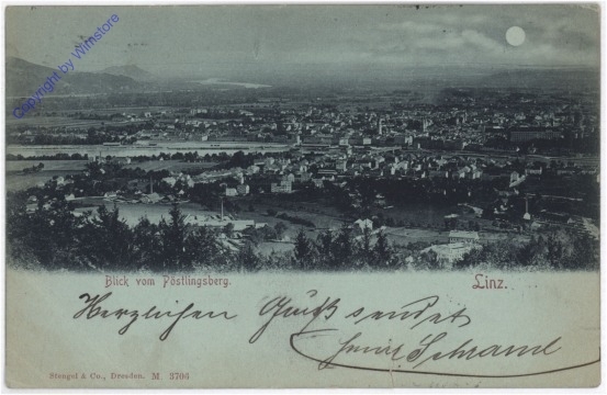 Linz an der Donau, Blick vom Pöstlingberg