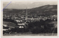 ak190052 Linz an der Donau, Ortsansicht