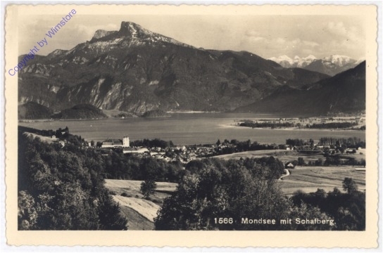 Mondsee, mit Schafberg