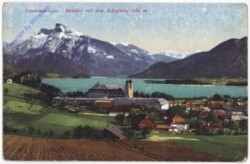 Mondsee, mit dem Schafberg