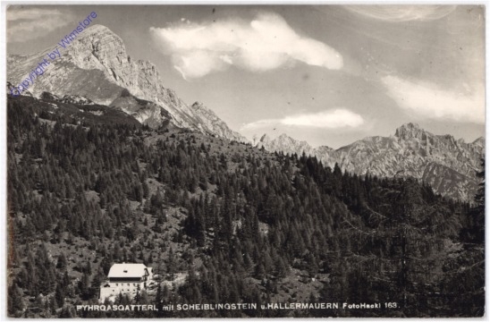 ak190148 Spital am Pyhrn, Pyhrggasgatterl mit Scheiblingstein und Hallermauern