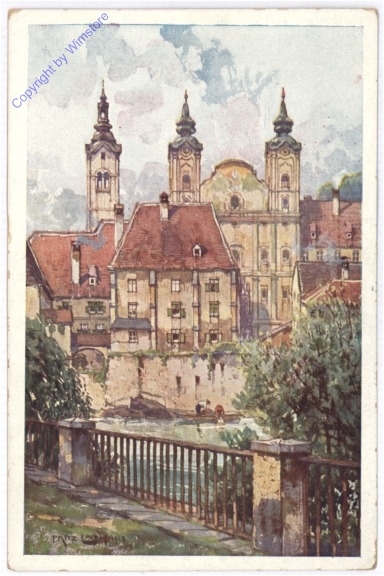 Steyr, Blick v. Schloß Lamberg