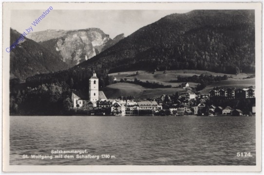 St. Wolfgang, mit dem Schafberg