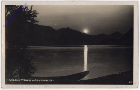 St. Wolfgang, Sonnenuntergang am Wolfgangsee