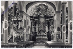Traunkirchen, Kircheninneres mit Fischerkanzel