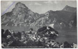 ak190307 Traunkirchen, mit Traunstein