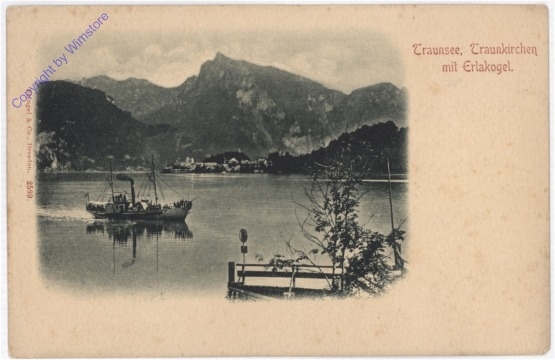 Traunkirchen, Traunsee, mit Erlakogel