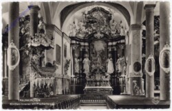 Traunkirchen, Kircheninneres mit Fischerkanzel