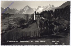 Windischgarsten, Kalvarienberg m.d. Toten Gebirge