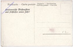 ak190389a Weihnachtsmann verteilt Geschenke