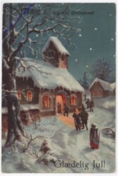 Am Weg in die Weihnachtsmesse