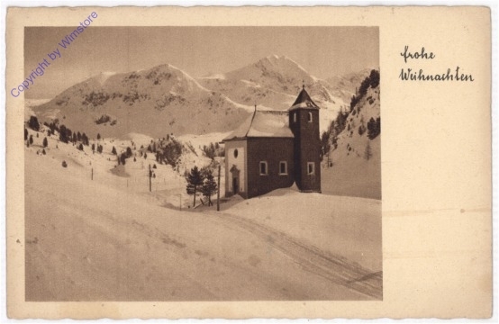 Verschneite Aussicht