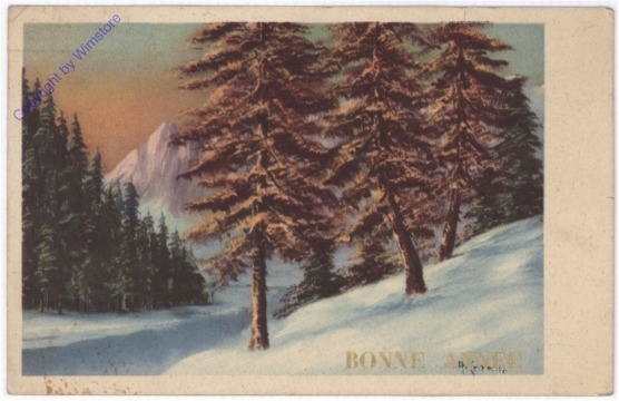 Verschneites Tal