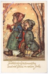 Kinder mit Laterne