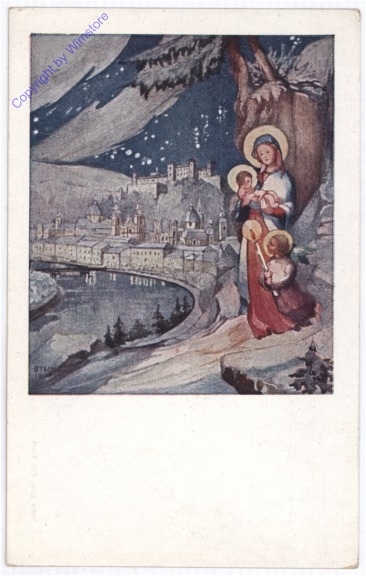 ak190570 Engerl bei Kirche