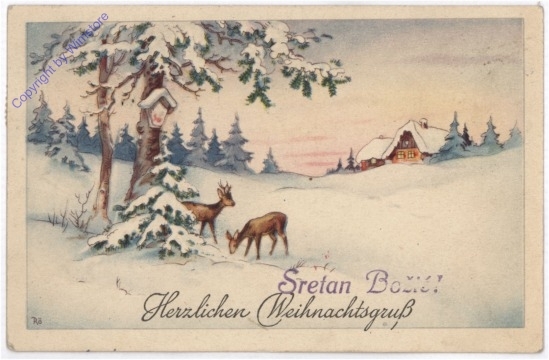 Rehe im Wald